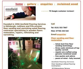 Annfieldflooringservices.com(Floor Sanding) Screenshot