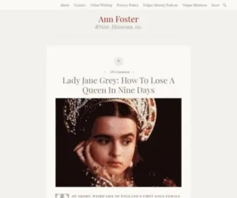 Annfosterwriter.com(Writer, Podcaster) Screenshot