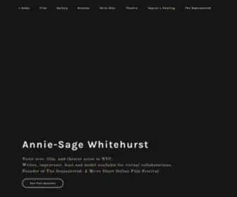 Annie-Sage.com(Annie-Sage Whitehurst) Screenshot