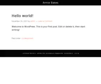 Anniebakes.com(Premium domain) Screenshot