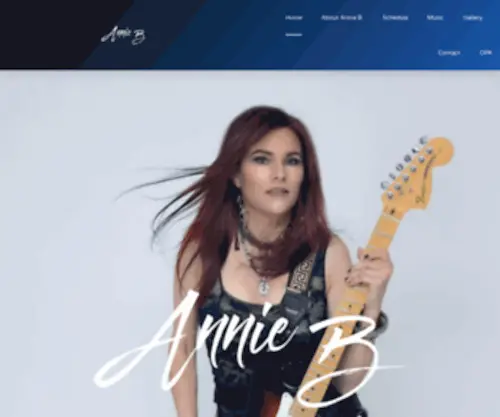 Anniebmusic.com(Annie B) Screenshot