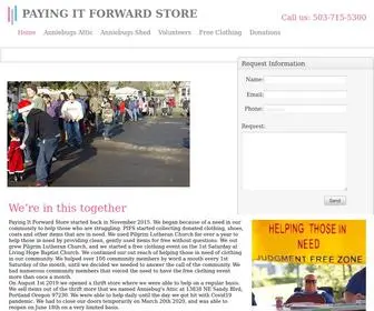Anniebugsattic.org(PAYING IT FORWARD STORE) Screenshot