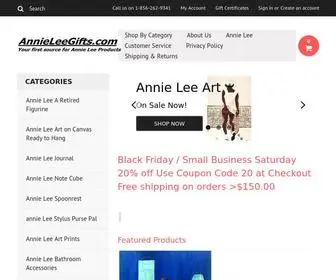 Annieleegifts.com(Annie Lee Art) Screenshot