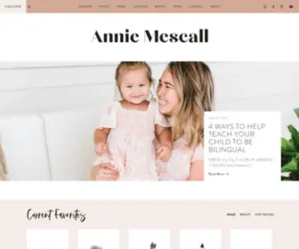 Anniemescall.com(Annie Mescall) Screenshot