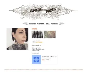 Anniemess.com(Annie mess) Screenshot