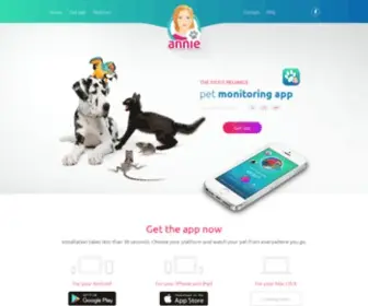 Anniepetmonitor.com(Pet Monitor App for iPhone) Screenshot