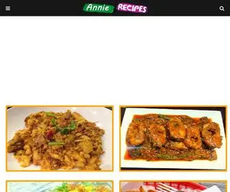 Annierecipes.com(Annie Recipes) Screenshot