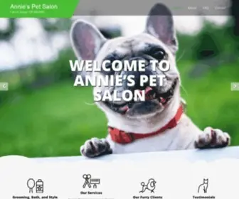 Annies-Petsalon.com(Annie&#039;s Pet Salon) Screenshot