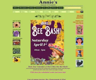 Anniesannuals.com(Annie's Annuals and Perennials) Screenshot