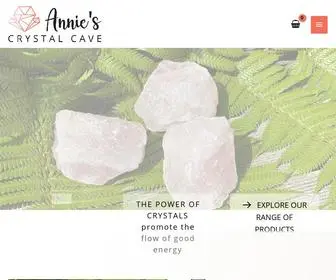 Anniescrystalcave.co.nz(Annie's Crystal Cave) Screenshot