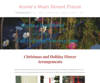 Anniesmainstreetfloral.com(Annie's Main Street Floral) Screenshot