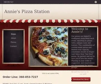 Anniespizzastation.net(Annie's Pizza Station) Screenshot