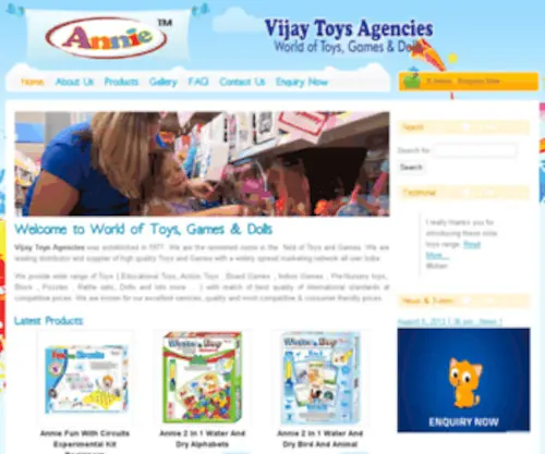 Annietoys.co.in(Annie Toys) Screenshot