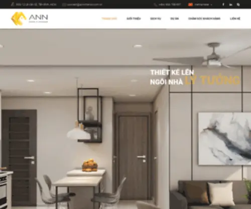 Anninterior.com.vn(Công Ty thiết kế và thi công nội thất ANN ARCHITECTURE & INTERIOR DESIGN trực thuộc ANN Group) Screenshot