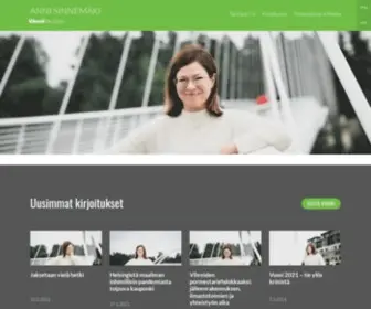 Annisinnemaki.net(Anni Sinnemäki) Screenshot