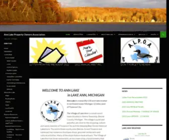 Annlake.org(Ann Lake Property Owners Association) Screenshot