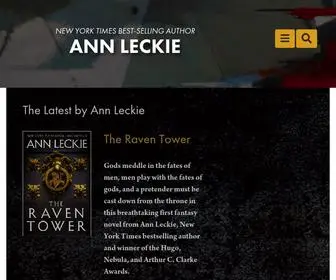 Annleckie.com(Ann Leckie) Screenshot