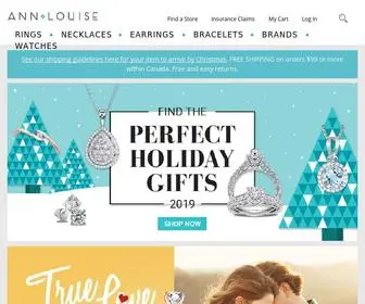 Annlouise.ca(Ann-Louise Jewellers Website) Screenshot