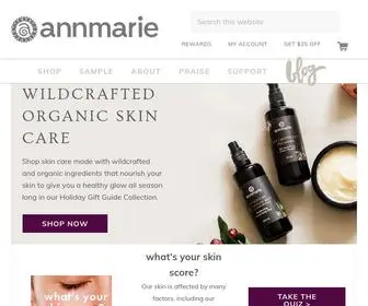 Annmariegianni.com(We handcraft wildcrafted and organic skin care) Screenshot