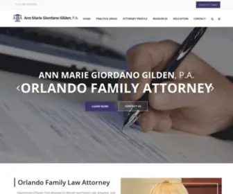 Annmariegildenlaw.com(Orlando Family Law) Screenshot