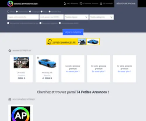 Annonce-ET-Promotion.com(Petites annonces) Screenshot