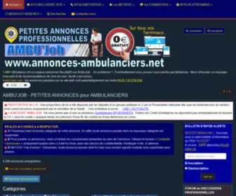 Annonces-Ambulanciers.net(Annonces Ambulanciers) Screenshot