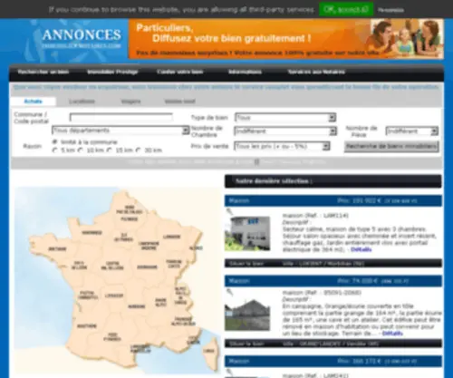 Annonces-Immobilier-Notaires.com(Développez votre entreprise) Screenshot