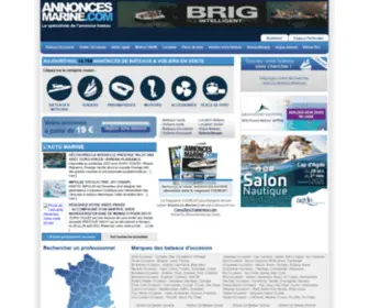 Annonces-Marine.com(Vente bateau à moteur et voilier) Screenshot
