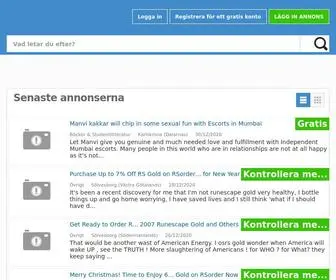 Annonseragratis.xyz(Annonseragratis) Screenshot