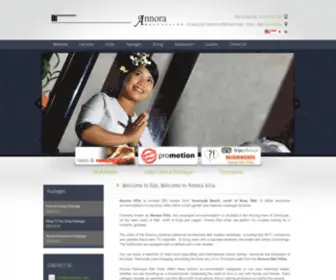 Annorabali.com(Seminyak Bali Villa) Screenshot