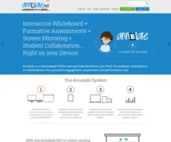 Annotate.net(Mobile Interactive Whiteboard) Screenshot