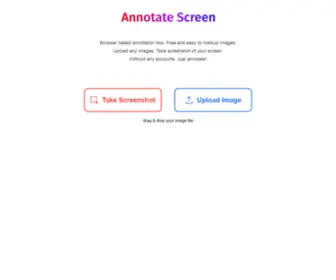 Annotatescreen.com(Annotate Screen) Screenshot