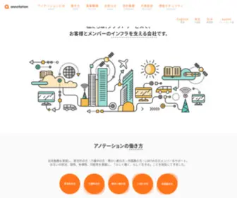 Annotation.co.jp(私たち、アノテーション株式会社はクラウドサービスでお客様とメンバー) Screenshot