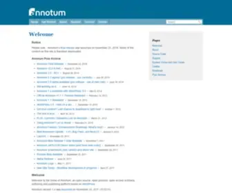 Annotum.org(Annotum) Screenshot