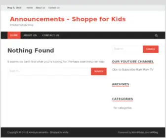 Announcements-Shoppe.com(Baptism Invitation) Screenshot