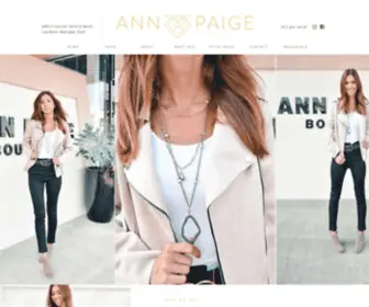 Annpaigedesigns.com(Ann Paige Design) Screenshot