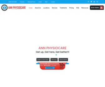 Annphysiocare.com(ANN PHYSIOCARE) Screenshot