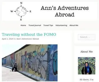 Annsadventuresabroad.com(Ann's Adventures Abroad) Screenshot