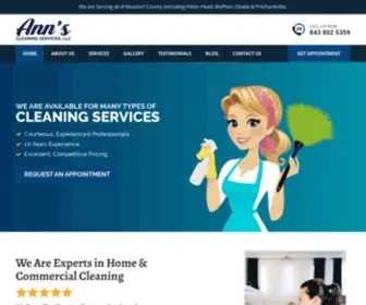 Annscleaningservice.com(Ann's Cleaning Services LLC) Screenshot