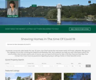 Annsharf.com(Ann Sharf Real Estate Services for Orinda) Screenshot