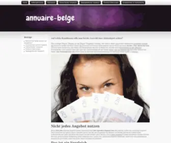 Annuaire-Belge.eu(My Joomla CMS) Screenshot