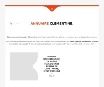 Annuaire-Clementine.com(Clémentine) Screenshot