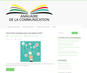 Annuaire-DE-LA-Communication.fr(Just another WordPress site) Screenshot