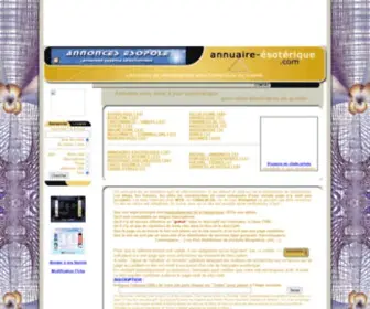 Annuaire-Esoterique.com(L'annuaire de reference des professionnels) Screenshot