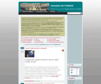 Annuaire-Habitat.eu(Annuaire de l'habitat) Screenshot