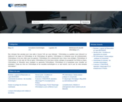 Annuaire-Informatiques.fr(L'annuaire de l'informatique) Screenshot