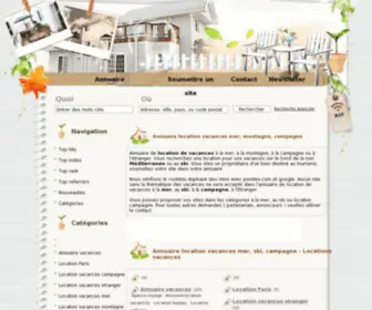 Annuaire-Locations-Vacances.fr(Annuaire Locations Vacances) Screenshot