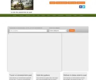 Annuaire-Quad.fr(Annuaire Quad : Le site des passionnés de quad) Screenshot