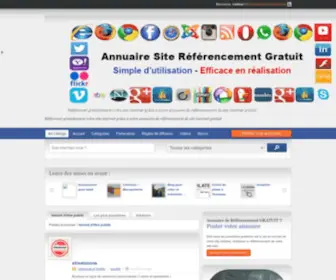 Annuaire-Site-Referencement-Gratuit.com(Ad Listings) Screenshot