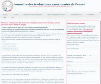 Annuaire-Traducteur-Assermente.fr(Trouvez un traducteur expert pour vos traductions assermentées. Nos horaires) Screenshot